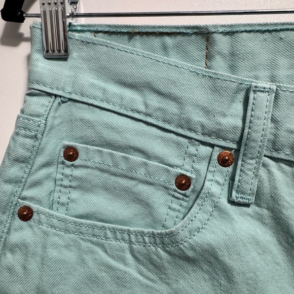 Levi's 501 Style Denim Shorts Mint - Picture 7 of 10